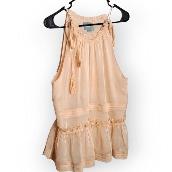 Anthropologie Maeve Leilana Ruffled Halter Top size Small - Picture 5 of 10